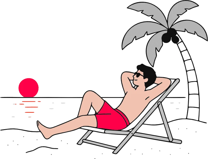 Illustration: Holiday mode
