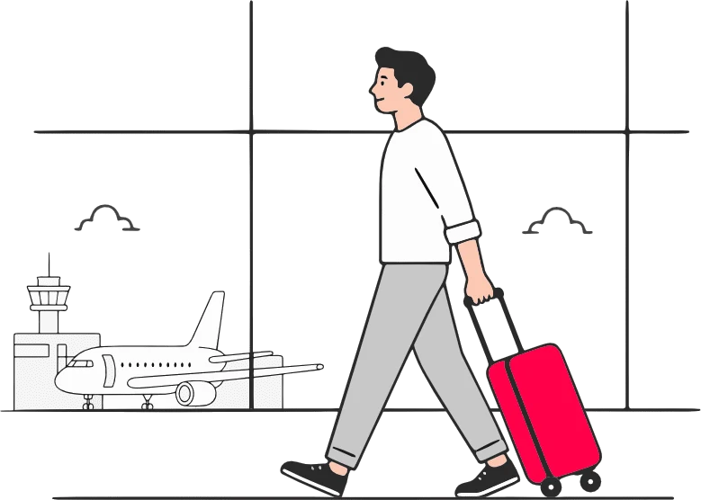 Illustration: Off on a trip