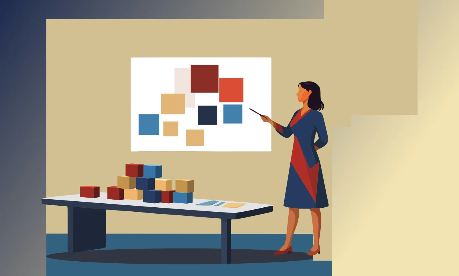 Geometric illustration: The presentation