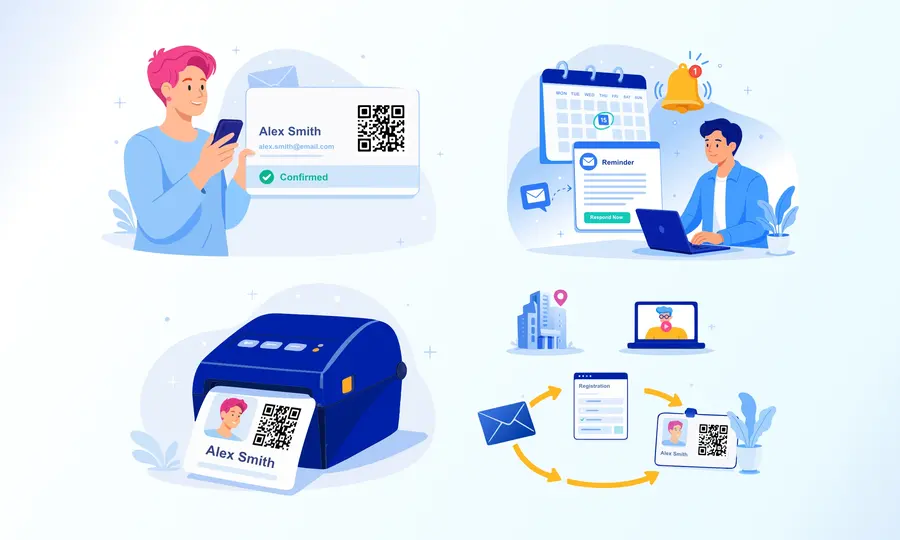 SaaS event management illustrations