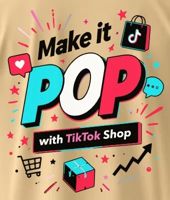 Close-up of the Make it POP artwork